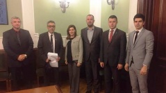8. новембар 2016. Чланови Посланичке групе пријатељства са Румунијом и амбасадорка Румуније у Србији
